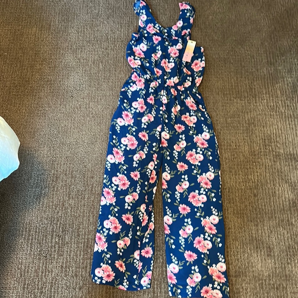 Fancy romper - sunset sky